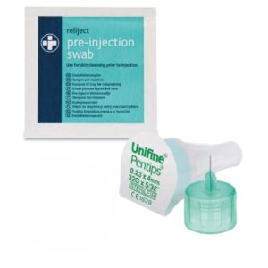 Pre-Injection Swabs & Needles (6)