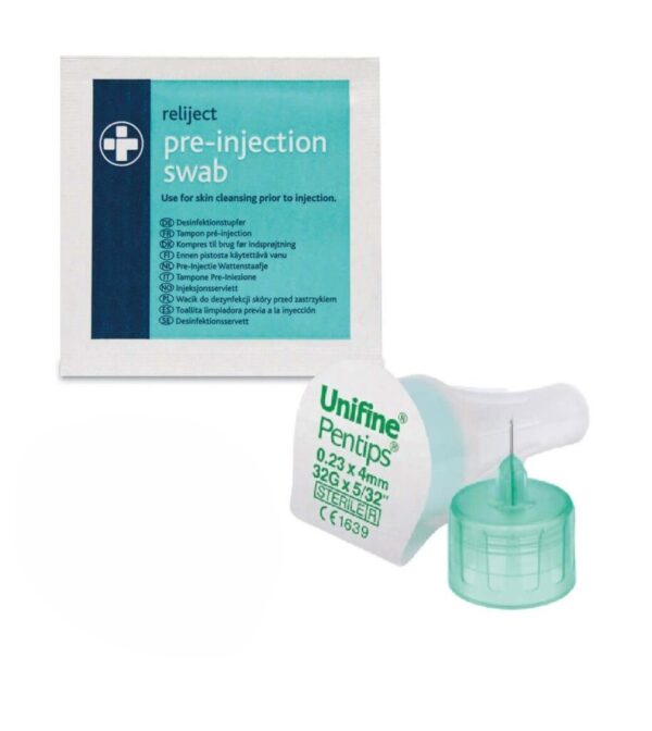 Pre-Injection Swabs & Needles (6)